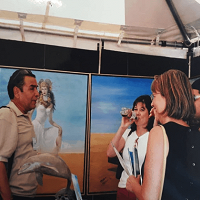 2006 - Exhibición de arte en Port Clinton Art Festival Highland Park, Cal.