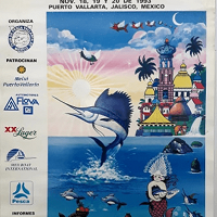 2009 - Póster para el Torneo Internacional de Pez Vela, Puerto Vallarta, Jal.